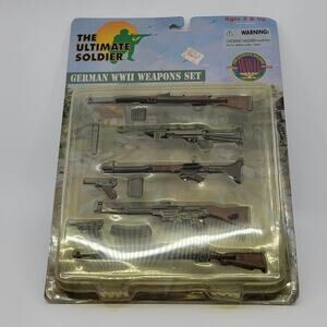 Vintage @1991 Ultimate Soldier German WWII Weapons Set Accessory Pack #60030 New